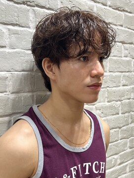 ノラ ヘアーサロン(NORA HAIR SALON) 【石山】癖を活かしたシャドウパーマ×ダウンパーマ