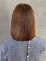 ボルジェ(Bolge) ミディアムヘアでも縮毛矯正してお手入れ楽ちん♪