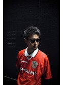 大人男子のブリーチカラー