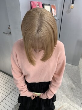 ペレ 梅田(PELE) 黒髪/ボブルフ/ネビージュ/小顔/ワンレン/梅田/髪質改善/前髪