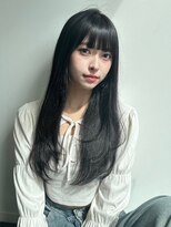 ユーフォリア 青山(Euphoria)&nbsp;★くびレイヤーロングエモージュイメチェンフルバングカット