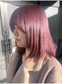 イルミナカラー/カラー/ピンクラベンダー/レイヤーカット