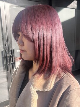 ミル(1001 mille) イルミナカラー/カラー/ピンクラベンダー/レイヤーカット