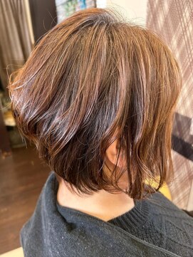 大人可愛い/ショート/ナチュラルブラウン