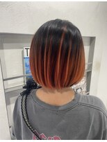 ユッカ 高槻茨木店(YUCCA)&nbsp;【 YUCCA 】大人可愛い20代30代40代外ボブ／ポイントブリーチ