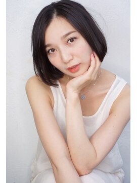 ルモア(RUMOR) Rumor×【黒髪グレージュ】エアリー暗髪カラー