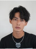 【波巻きパーマ&ツイストスパイラルパーマ(メンズカット)】