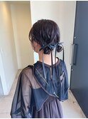 ツインお団子アレンジ