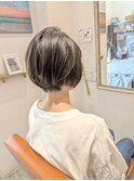 ブルーベリーアッシュカラー×スッキリショート☆