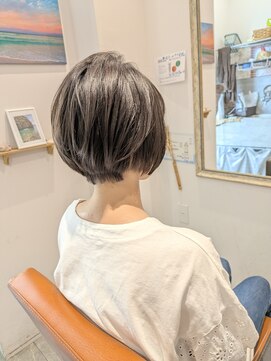 レインボー(Rainbow) ブルーベリーアッシュカラー×スッキリショート☆