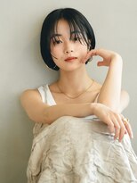 ソワネ 表参道(soigne)&nbsp;表参道大人ショートボブ顔周りレイヤーカットくびれショート30代