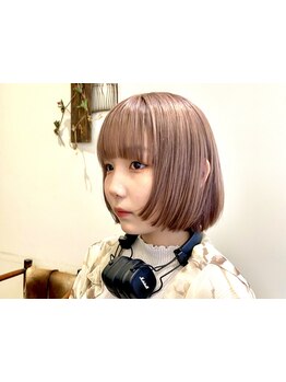 【小顔BOB＆デザインカラー / sizuk】◆丁寧なカウンセリングでアナタの悩みを解決します◆