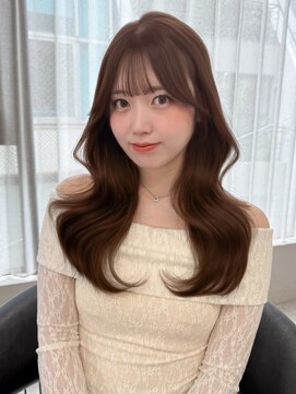 ボタン テンジン(VOTAN tenjin) 【votan_はまひ】ココアブラウン/前髪カット/韓国ヘア/髪質改善