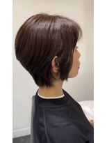 ヘアーサロンデフォーエバーヴィーダ(hairsalon de Forever vida) 30代40代50代絶壁解消ひし形小顔前下がりショートボブ