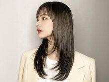 クローズ(cross-z)の雰囲気（顔周り/レイヤーカット/韓国/ボブ/ショートボブ/前髪/縮毛矯正）