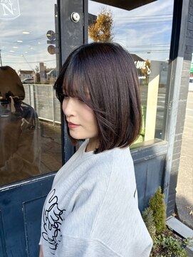 【艶々トリートメント】ボブスタイル×髪質改善トリートメント