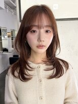 アビー(ABBEY)&nbsp;レイヤーカットフェイスレイヤーフロントレイヤー韓国風レイヤー