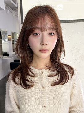 アビー(ABBEY) レイヤーカットフェイスレイヤーフロントレイヤー韓国風レイヤー