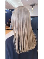 ユニ バイ マグ 長野店(Uni.by Mag) 透明感抜群♪ダブルカラーブリーチホワイトミルクティー