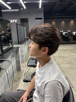 マーレ 宇部店(MARE) 曲がる縮毛矯正+ブラウンカラー