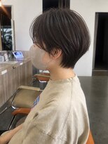 ヘア アンド スパ エジェリ プリム(hair&spa egerie prime)&nbsp;【恵比寿】トップの分け目なしマッシュショート