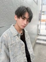エール 片瀬江ノ島(yell)&nbsp;センター分けマッシュ ノーセット サイドパート アップパーマ