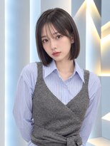 フォト 新宿三丁目(foto)&nbsp;髪質改善縮毛矯正地毛風ストレート切りっぱなしボブ