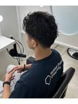 ジーナ オム 札幌(Zina Homme)&nbsp;フェードカット＊メンズ＊ニュアンスパーマ＊Zina Homme札幌