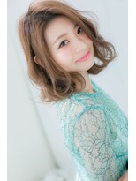 ローレン(LOREN)&nbsp;＊LOREN＊透明感×柔らかい質感の大人ゆるウェーブボブディ