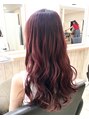 アリュールヘアー ルーチェ(ALLURE hair luce) 深みのあるピンクレッドカラー！