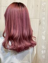 リゾートフォーヘアー 嵯峨店(ReSORT FOR HAIR) ライトピンクカラー