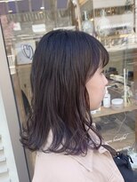 ネオリーブ アンド 渋谷店(Neolive &)&nbsp;ダークアッシュ × インナーパープル