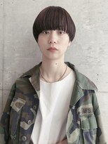 ドットプラス リム(Dot+LIM) （stylist曽我）ワインレッドのハイライト×マッシュショート