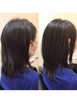 リアン(Lien) 『髪質改善』ストレートエステ(縮毛矯正)(リタッチ可)