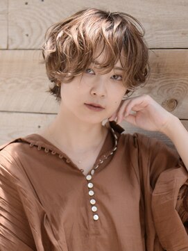 ロアーヘアー オペラオー 折尾店(RAWR hair Opera O) 【RAWR】無造作パーマ_メンズライク_カーリーショート