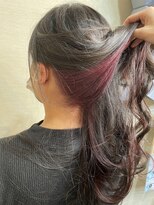 ケア 坂戸駅前店(Care)&nbsp;インナーカラー×ピンクブロッサム♪