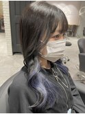 【Lee大阪店】ナチュラルBLACK×ネイビーブルー/新出奈津樹