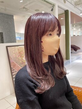 ディフィーノ 赤坂(DIFINO) 透明感ピンクブラウン[ビフォーあり]