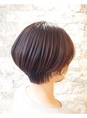 【マネージャー矢鳴】ナチュラルショートボブ×ベージュ