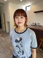 ムード カナザワ(mood kanazawa)&nbsp;20代/30代/オレンジカラー/インナーカラー