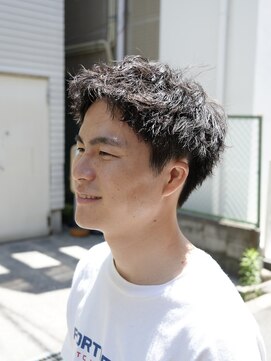 ヒカリス 中崎店(HIKARIS) メンズ × パーマ