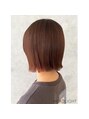 アーサス ヘアー デザイン 新潟松崎店(Ursus hair Design)&nbsp;切りっぱなしボブ×ピンクブラウン