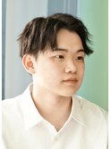 ダークアッシュ ニュアンスパーマ 韓国マッシュ s5