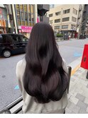 赤坂＊春夏オススメ暗めラベンダーグレージュブリーチなし
