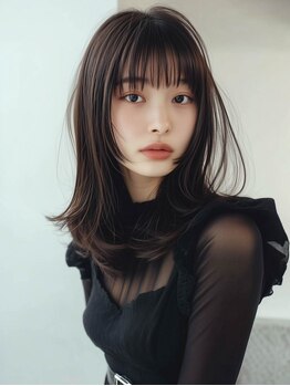 ロエ 恵比寿 代官山(ROE)の写真/【カット+髪質改善ストレート￥26400→￥16800~】髪がまとまらない…天気に左右されない憧れの艶髪へ[恵比寿]