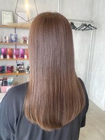 シェル 津山の手店(shel)&nbsp;10代20代30代ブリーチなし◎くすみベージュ秋カラー