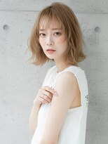 ニューヨークニューヨーク テラッソ姫路店(NYNY)&nbsp;外はねボブ/シースルーバング/ブリーチカラー