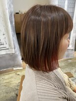 アオヘアー(ao hair)&nbsp;ボブ×イヤリングカラー