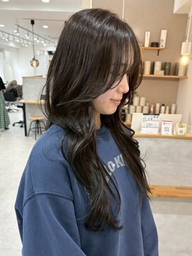 ナウアズ(now as.) 透明感olivecolor×レイヤーカット【原田】【now as.明石】