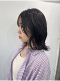 コテ巻き風パーマ/ロングヘア/大きめカール